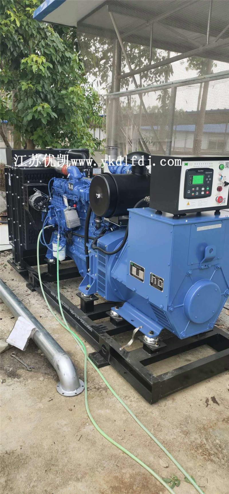 2020年10月13日，150KW玉柴發(fā)電機(jī)組交付廣西某養(yǎng)殖場(chǎng)使用