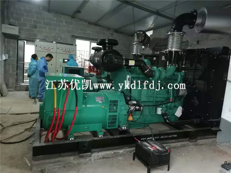 2020年11月14日，400KW重慶康明斯發(fā)電機(jī)組2臺(tái)并機(jī)交付養(yǎng)殖公司使用