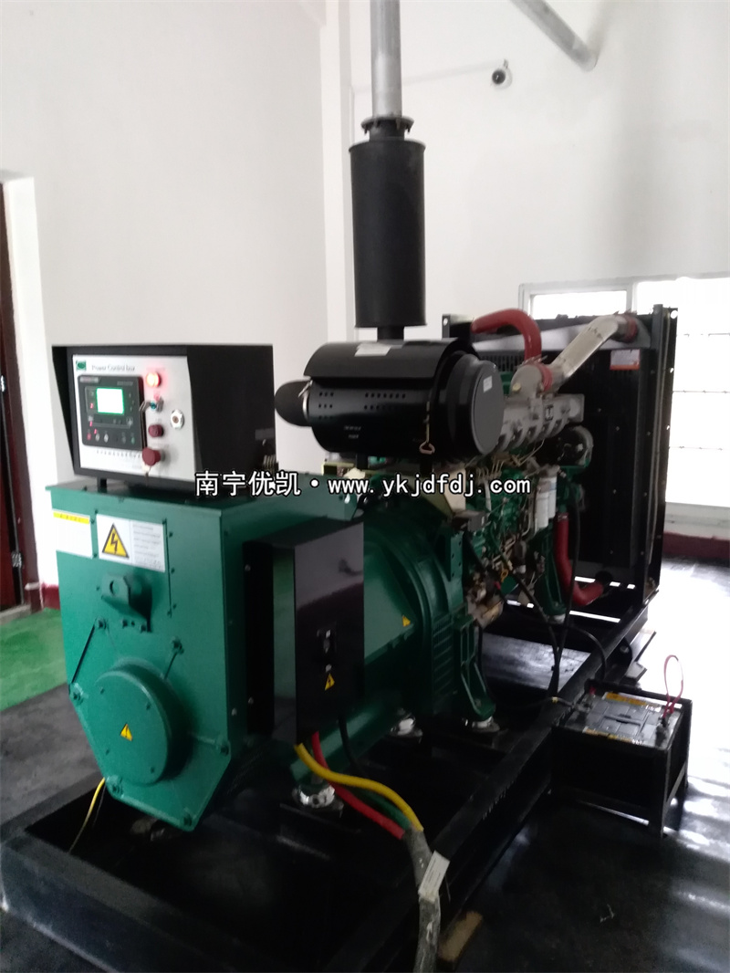 2022年6月28日，200KW玉柴發(fā)電機(jī)組崇左項(xiàng)目安裝調(diào)試完畢