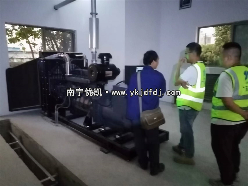 2023年11月28日，欽州項(xiàng)目250kw上柴發(fā)電機(jī)組到貨安裝調(diào)試